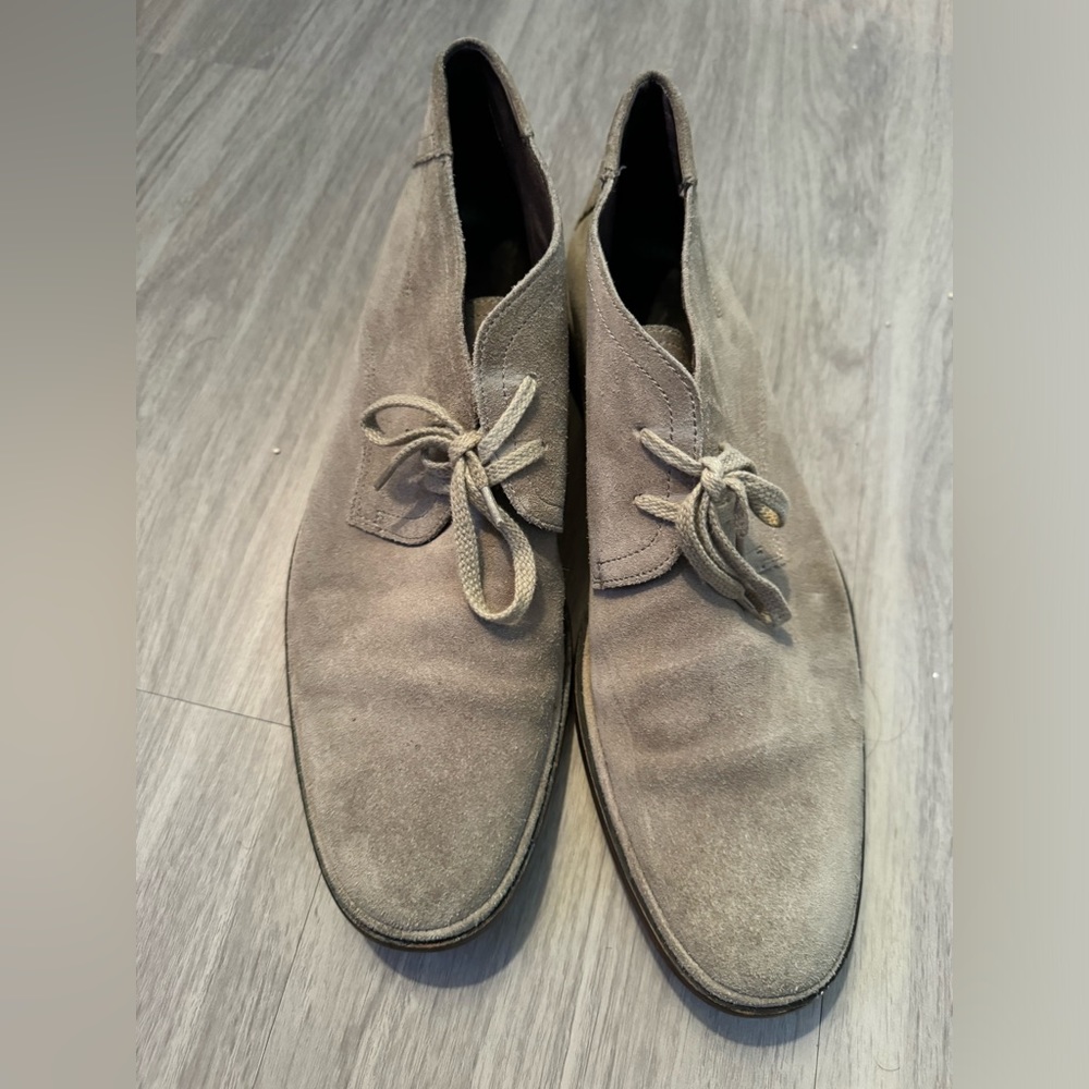 John Varvatos mens chukka suede boots sz 11.5